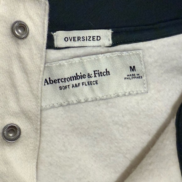 Abercrombie Quarter Button Up Sweater - M - Picture 3 of 3